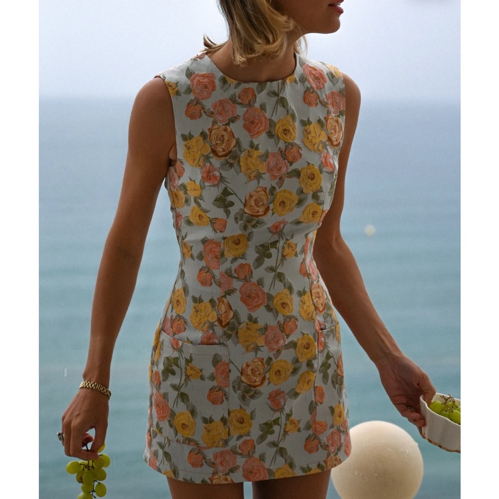 Yellow The Label Esti Dress - Citrus Floral